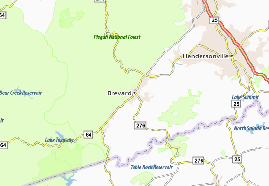 Brevard Map