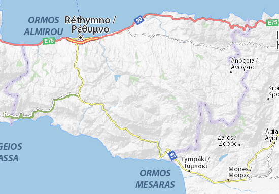 Sivritos Map