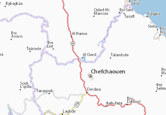 Mapa Al Oued