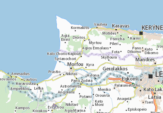 Kalo Chorio Kapouti Map