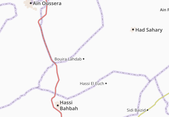 Mapa Bouira Lahdab