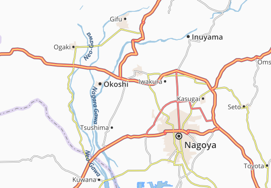 Kaart Plattegrond Inazawa