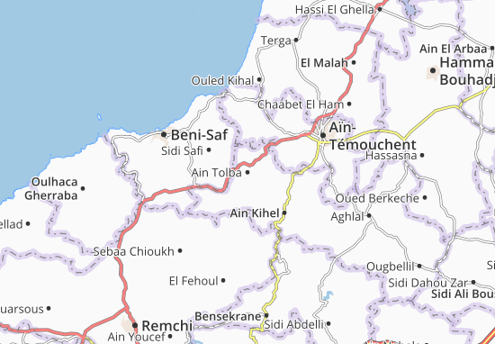 Karte Stadtplan Ain Tolba