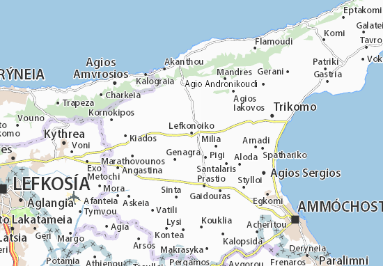 Mapa Lefkonoiko