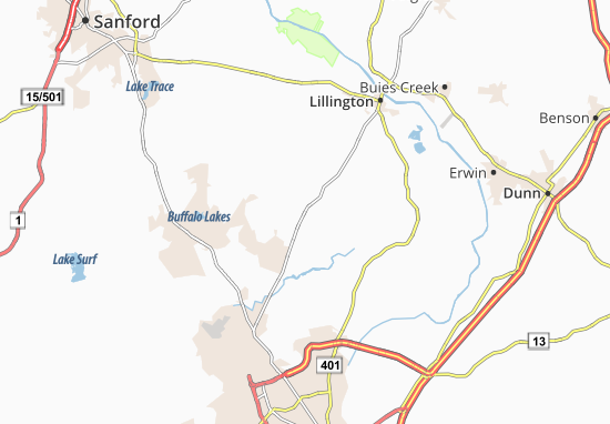 Anderson Creek Map
