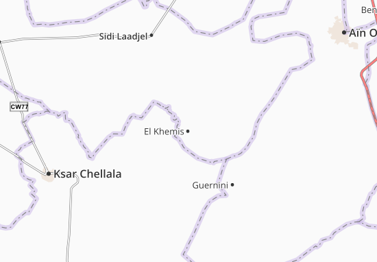 El Khemis Map