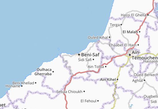 Mapa Beni-Saf