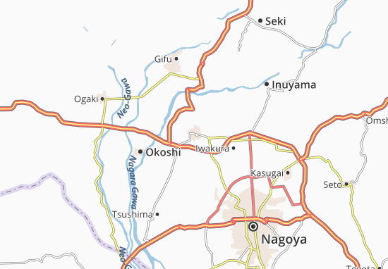 Karte Stadtplan Ichinomiya