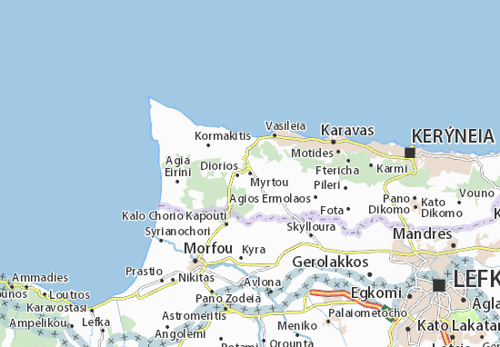 Myrtou Map