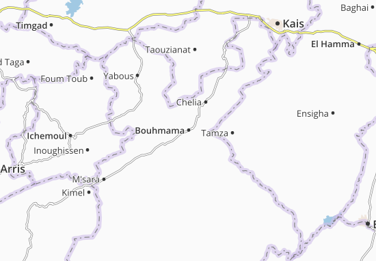 Mapa Bouhmama