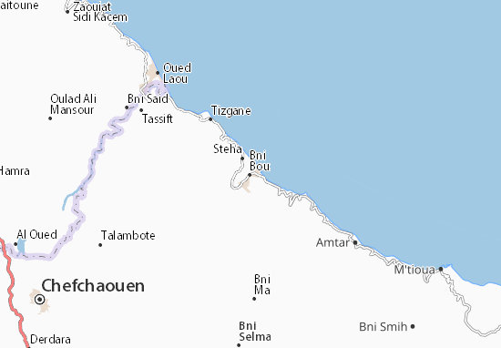 Mapa Bni Bouzra