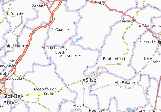 Mapa Ain Adden