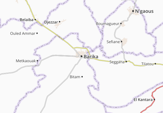 Kaart Plattegrond Barika