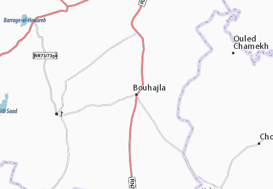 Mapa Bouhajla