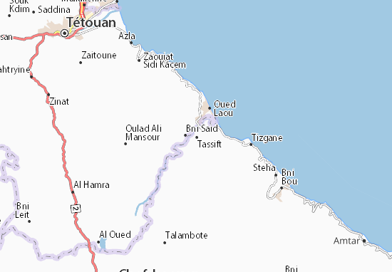 Karte Stadtplan Tassift