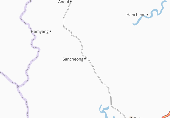 Karte Stadtplan Sancheong