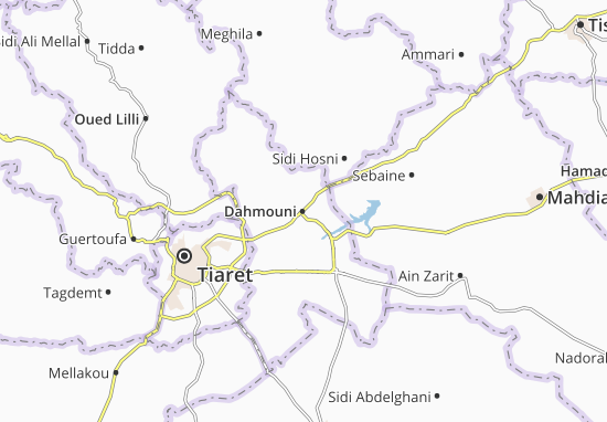 Karte Stadtplan Dahmouni