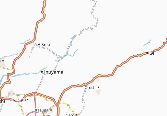 Mapa Mitake