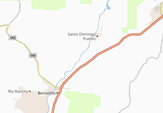 San Felipe Pueblo Map