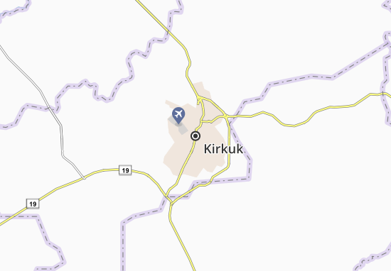 Kaart Plattegrond Kirkuk