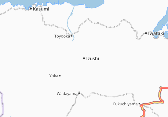 Mapa Izushi