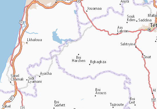 Mapa Bni Harchen