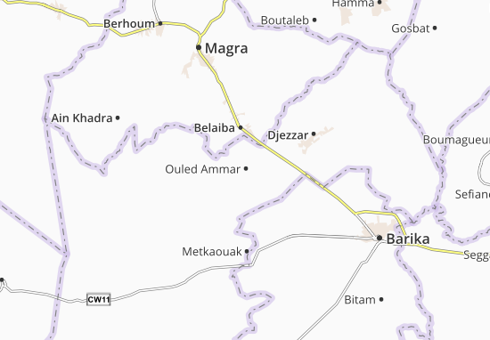Mapa Ouled Ammar