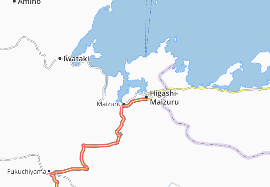 Mapa Amarube-Shimo