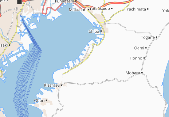 Mapa Anesaki