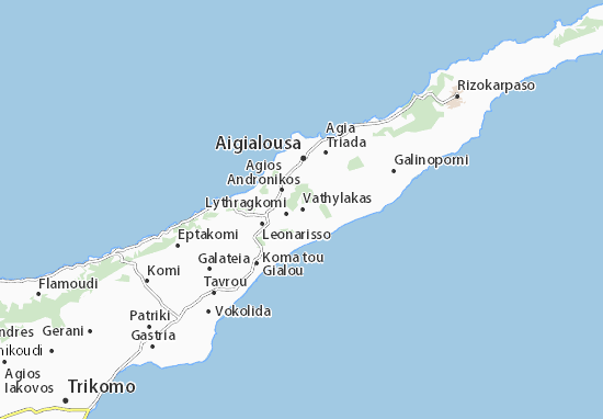 Vathylakas Map