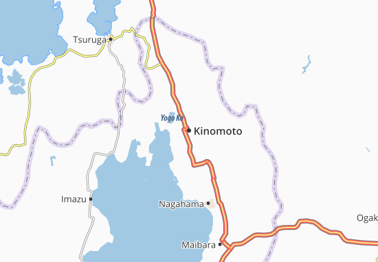 Karte Stadtplan Kinomoto