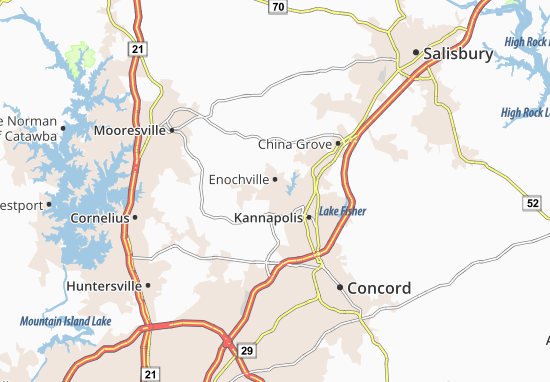 Kaart Plattegrond Enochville
