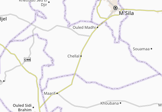 Mapa Chellal