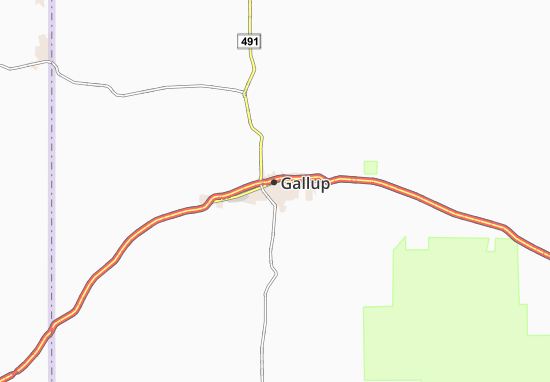 Mapa Gallup