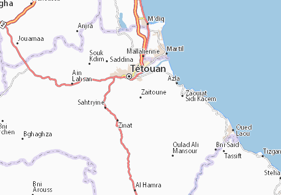 Mapa Zaitoune