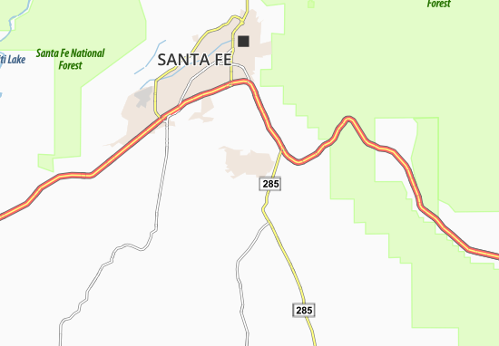 Kaart Plattegrond Eldorado at Santa Fe