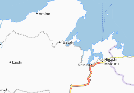 Kaart Plattegrond Miyazu