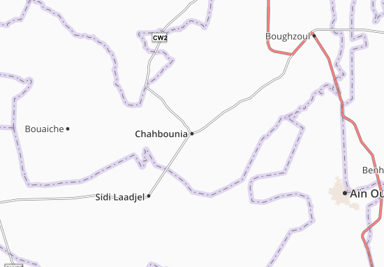 Mapa Chahbounia