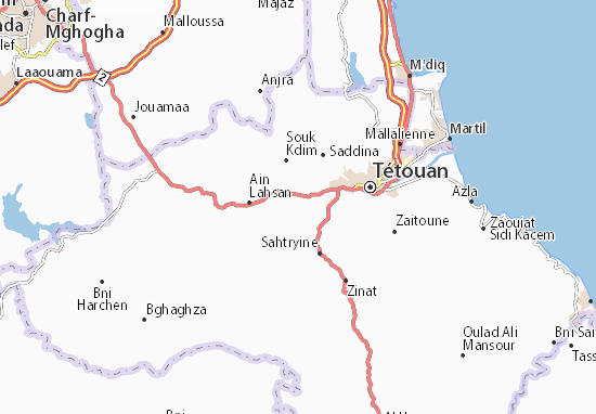 Mapa Dar Bni Karrich