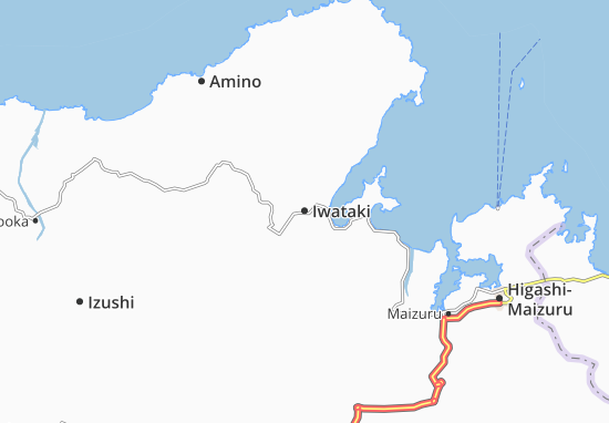 Kaart Plattegrond Iwataki