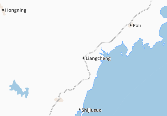 Karte Stadtplan Liangcheng