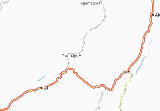 Tsumago Map