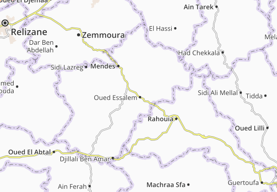 Karte Stadtplan Oued Essalem