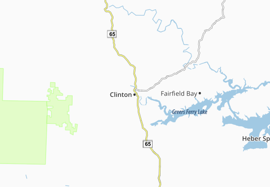 Kaart Plattegrond Clinton