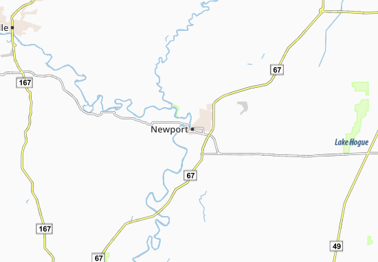 Mapa Newport