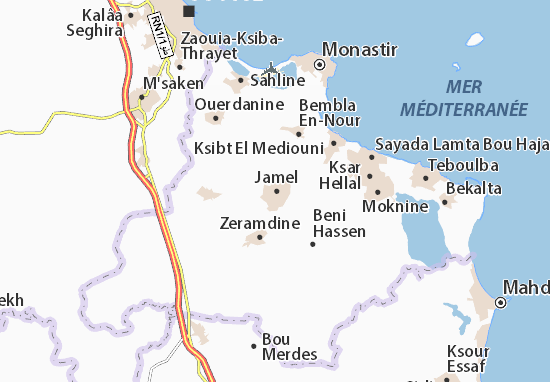 Karte Stadtplan Jamel