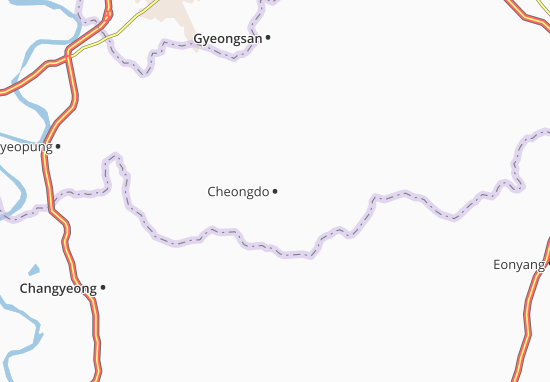 Kaart Plattegrond Cheongdo