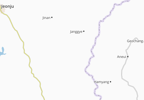 Kaart Plattegrond Jangsu