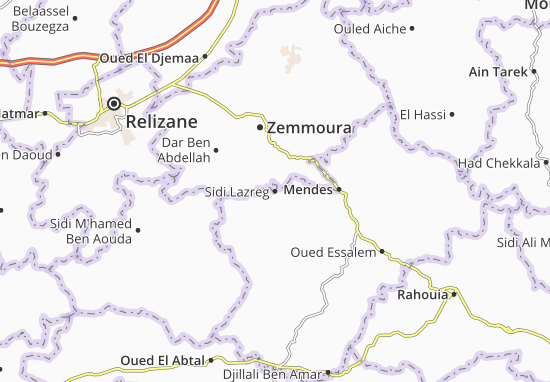 Sidi Lazreg Map