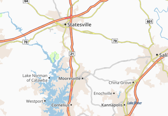Kaart Plattegrond Shinnville